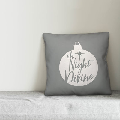  Oh Night Divine Throw Pillow