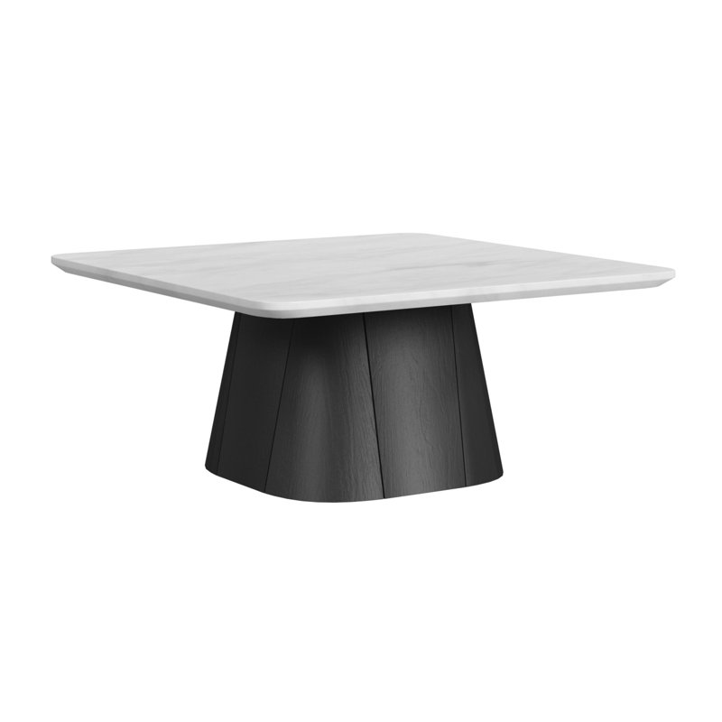Table basse Crofton en blanc et noir