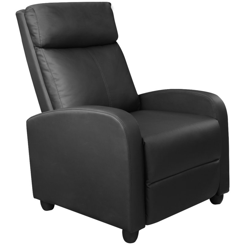 Fauteuil inclinable manuel Sykora, Noir