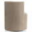 Modern Barrel Back Upholstered Dining Chairs with Hidden Casters-842720414