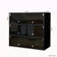Armoire de rangement pour chaussures avec porte en verre