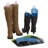 CedarFresh Boot Shapers, 4 Pairs, Plastic Boot Inserts, Pliable and Durable, Customizable Size, Perfect for Preserving Boot Shape and Quality, Multicolor