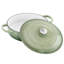 Braiser ronde en fer moulé anticollant 5 qt avec couvercle ustensiles-pot Artisan