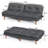 Kyall 68'' Upholstered Reclining Sleeper Sofa
