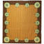 Summer Bloom Embroidered Throw Blanket