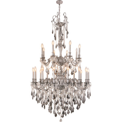 Auvray 24 - Light Dimmable Tiered Chandelier