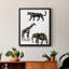 Toile encadrée de qualité supérieure avec animaux décoratifs safari ornementaux III-545230426-545230428