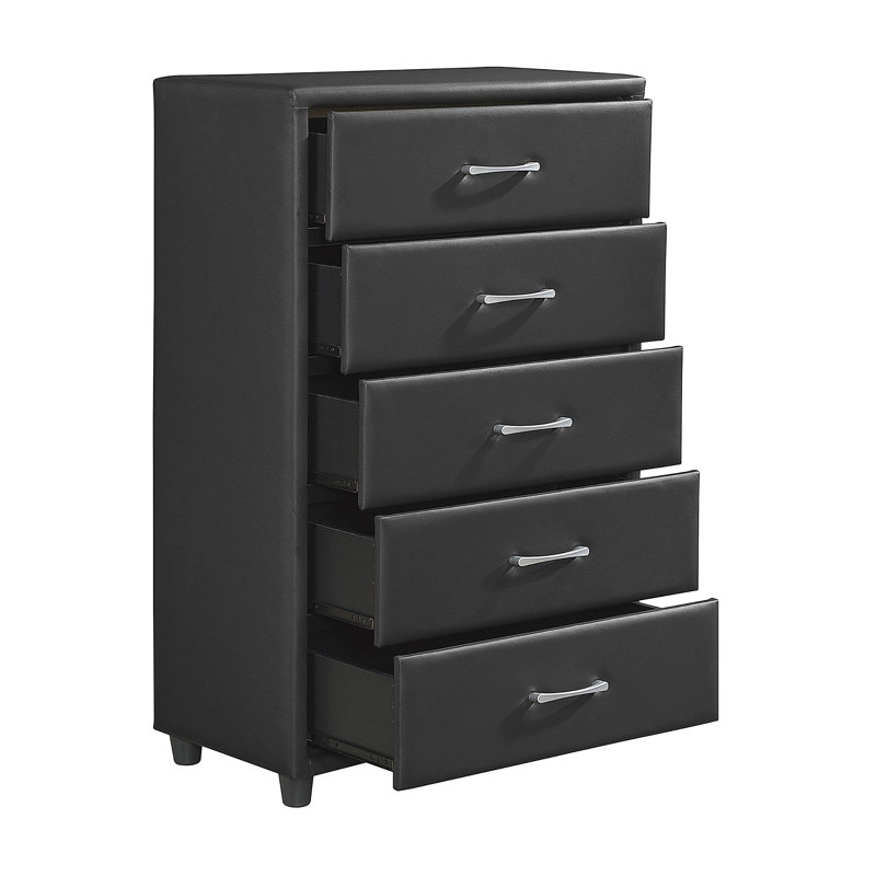 Commode 1 pièce en similicuir