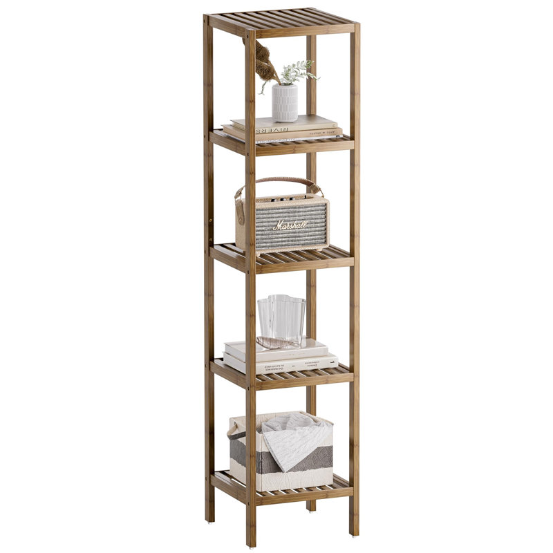 Bathroom Storage Shelf, Walnut