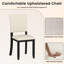 Upholstered Side Chair in Beige