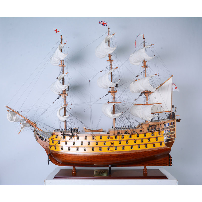 HMS Victory peint une très grande ligne d'amiral de la flotte | Entièrement assemblé