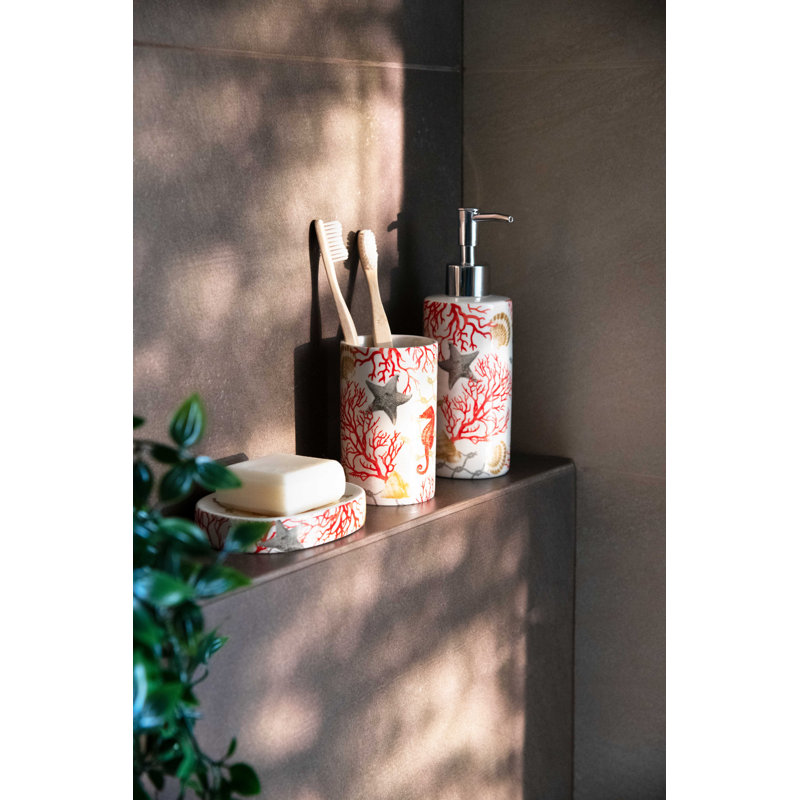 Ceramic Bathroom Accessory Set