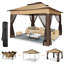 Pavillon de jardin escamotable 11 x 11 avec moustiquaire -99604253