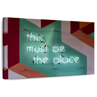 Tergel This Must Be The Place, typographie