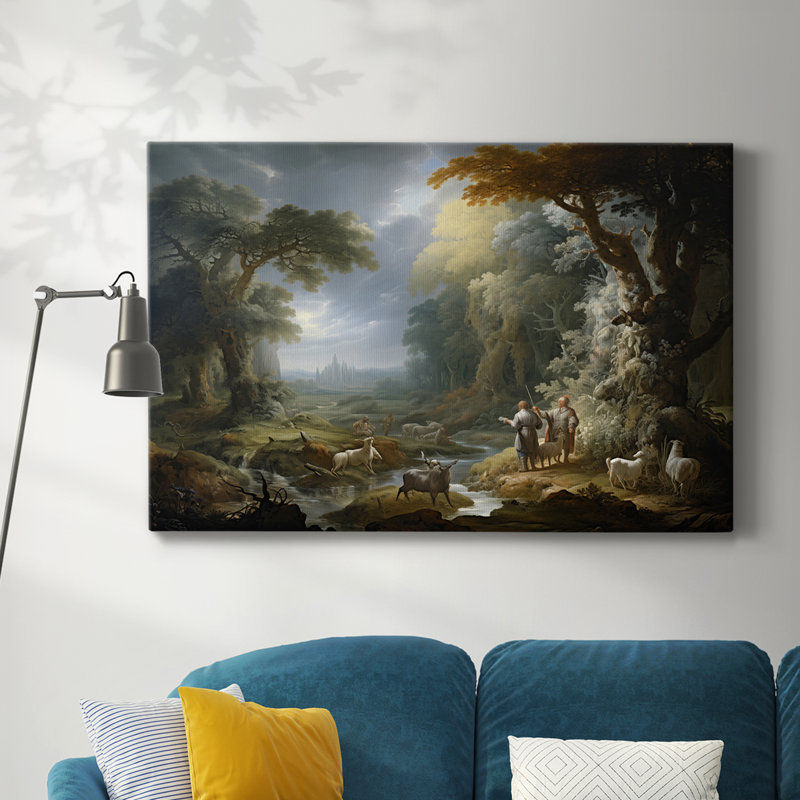 Animaux, série paysage CCDXLVII, H 12 po x l 18 po