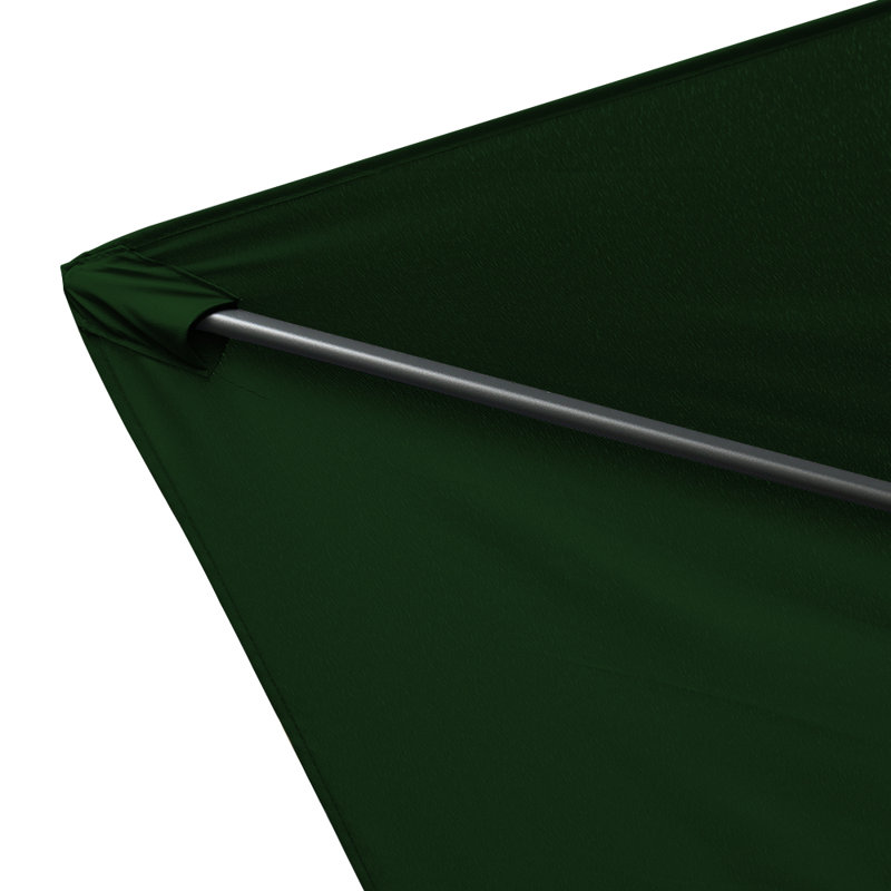 Quintana Round Patio Outdoor Parasol Green, 220cm H x 250cm W x 250cm D