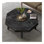 Table basse octogonale en bois avec patchwork de style campagnard 30 pouces