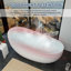 Baignoires de trempage autoportantes à surface solide en résine 63 po
