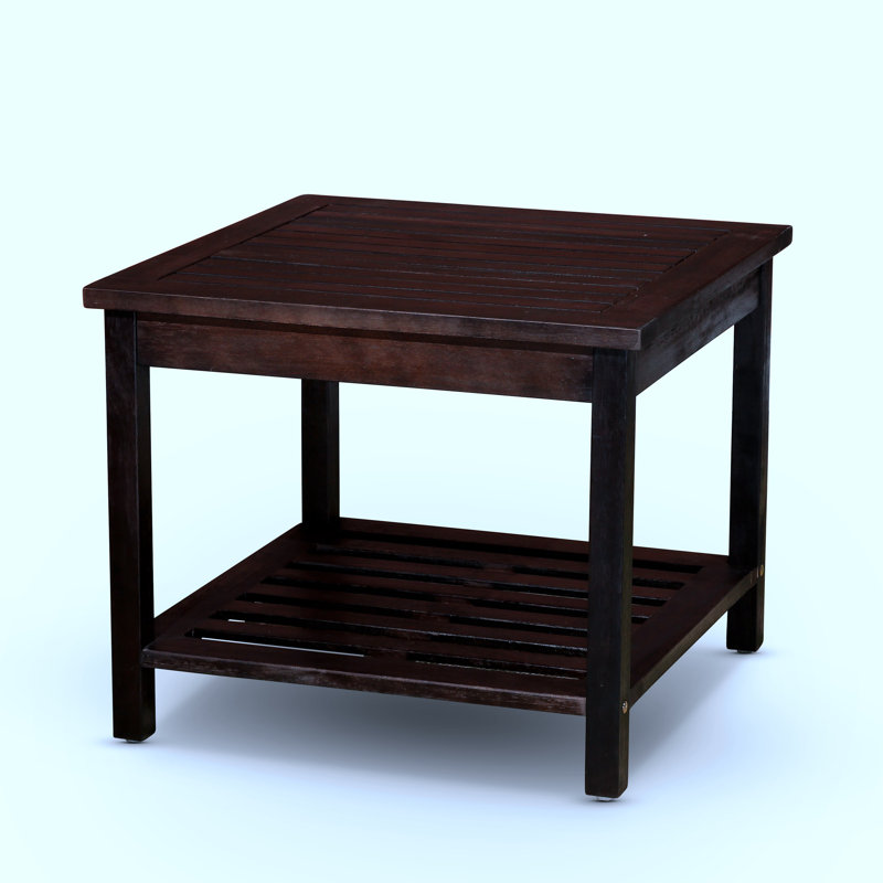 Table d'appoint à 2 tablettes Longs Peak Eucalyptus
