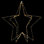 Latitude Run® 180 lights x 18" Warm White LED Five Point Star Steel Wire Silhouette Light.