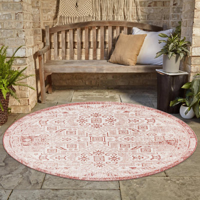 Tapis d'extérieur Chand couleur brique