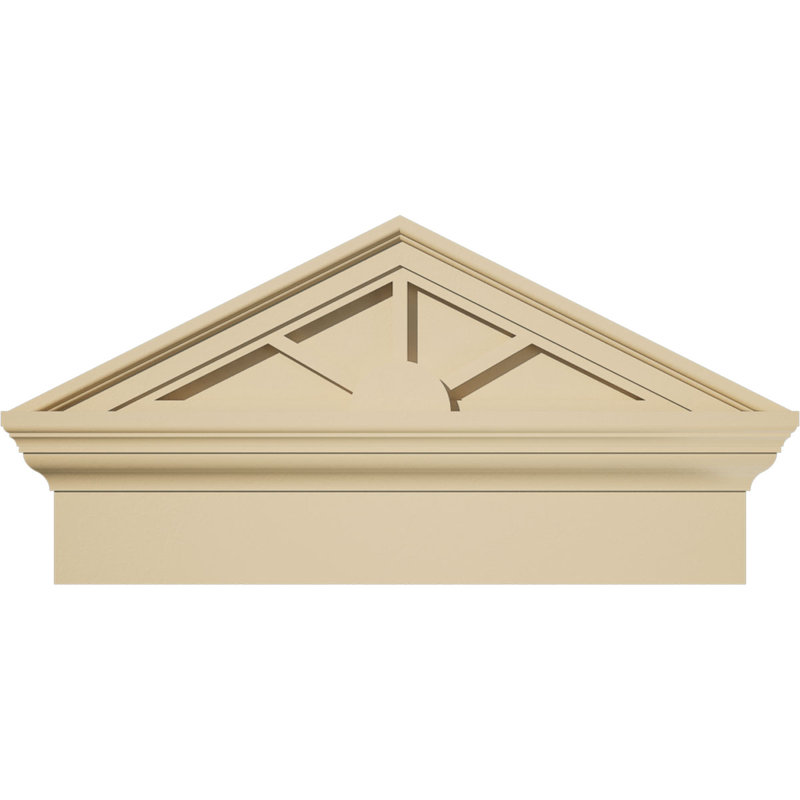 Fronton en uréthane Signature, 24 po x 12,875 po x 2,75 po, Combinaison, 3 rayons