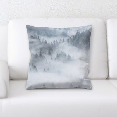 Microsuede Reversible Throw Pillow