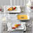 30-Piece Square Porcelain Dinnerware Sets, Service For 6-91149945-116490903