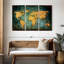 «Grunge World Map», reproduction d'art sur toile-936690496