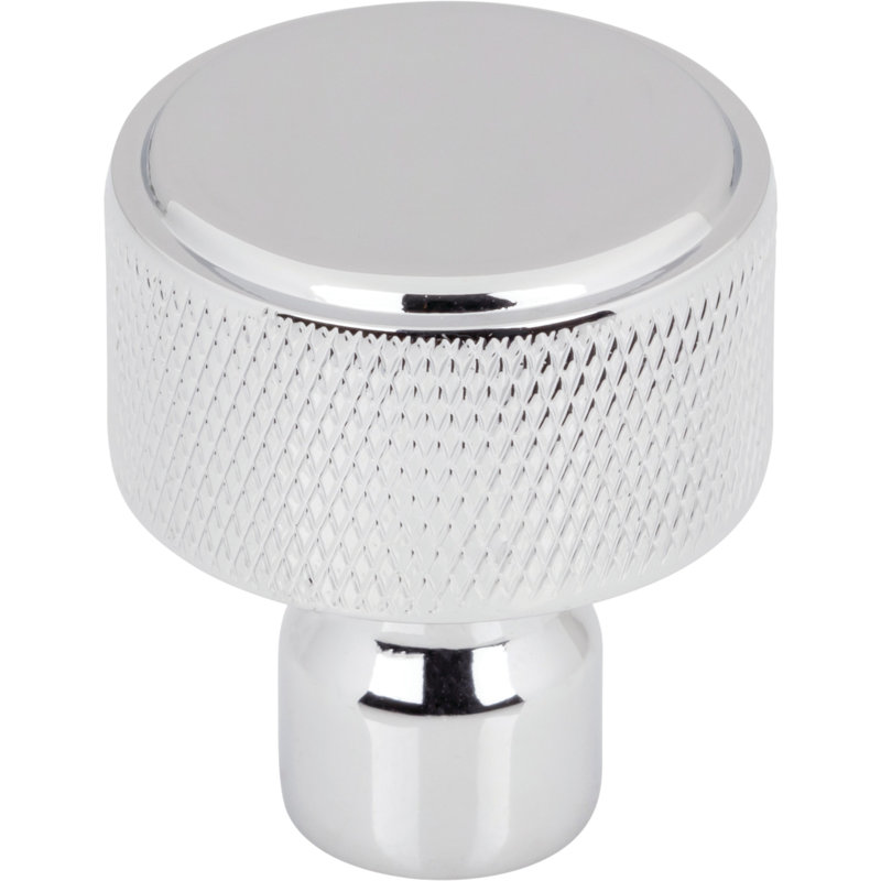 Garrison Knob 1 1/8 Inch Knob, 1 1/8" Knob Diameter, Polished Chrome