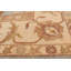 Tapis de bois one-of-kind-noué la 2010 ushak bleu/ivoire 6 pi 1 po x 9 pi en laine de 3 po Ulla