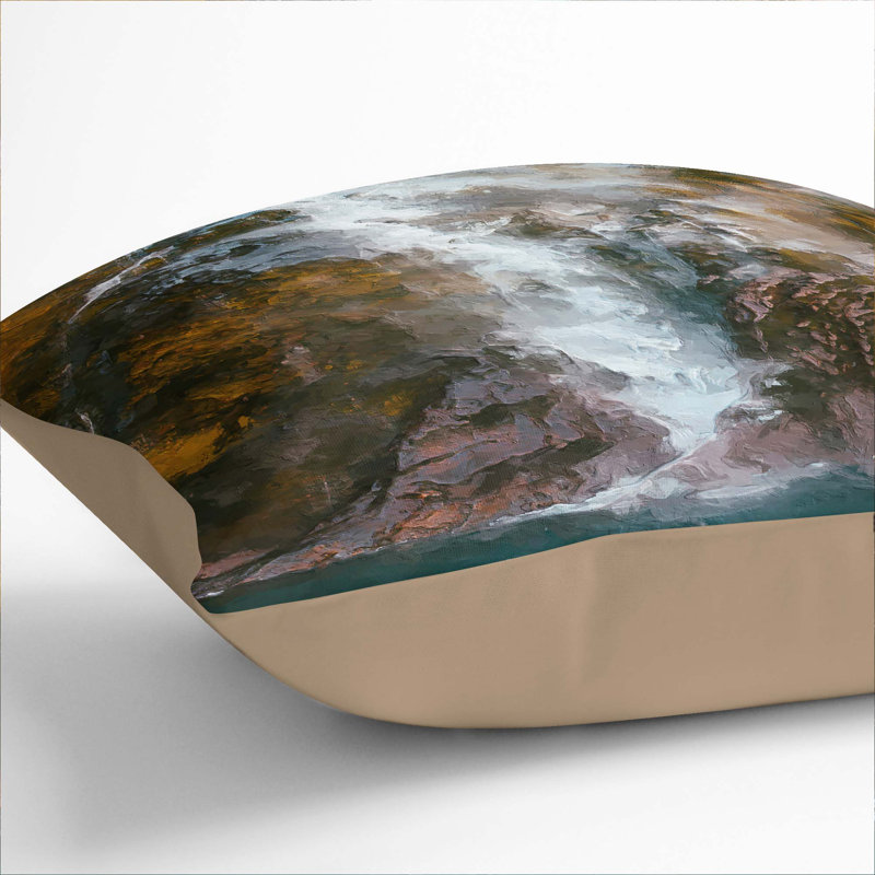 Square Cushion, 55cm H x 55cm W x 20cm D, Stone