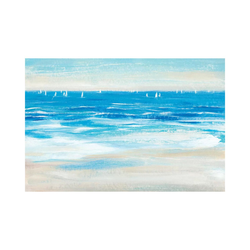 Low Cerulean Tide II by Tim OToole - Wrapped Canvas Gallery-Wrapped Canvas Giclée, 66.04 cm H x 45.72 cm W
