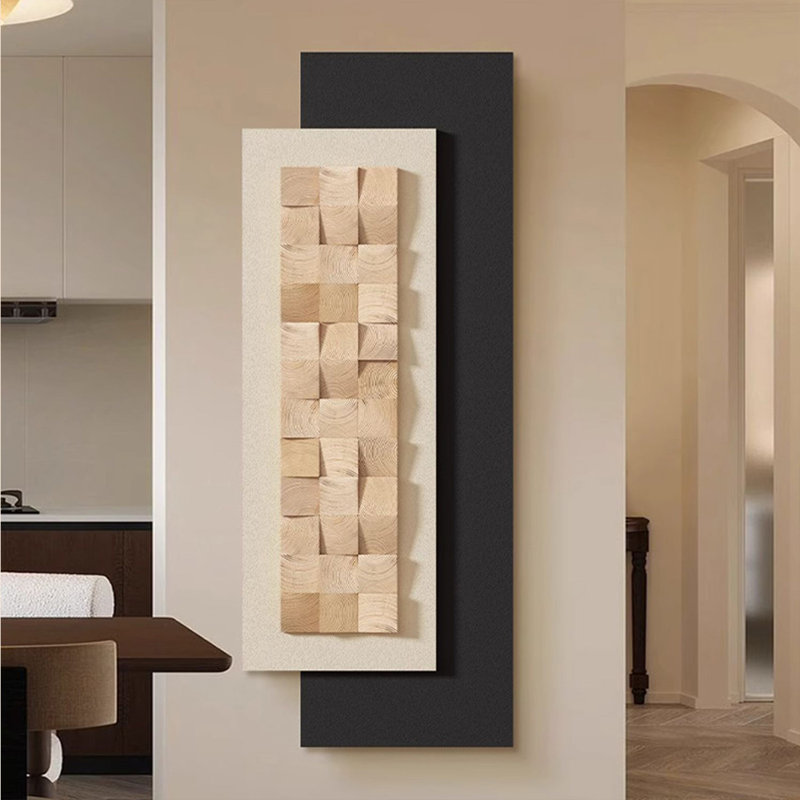 Mid-Century Modern Canvas Rectangular Wall art for Living Room