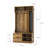 Hall Tree with 6 Hooks,Coat Hanger, Entryway Bench, Storage Bench,for Entrance, Hallwa,brown-2104875523