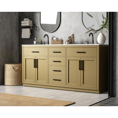 Meuble-lavabo double 72 po Ahner