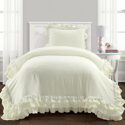 Ivory 3 Piece Duvet Cover Set