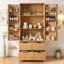 Buffet cannelé avec tiroirs-133225516