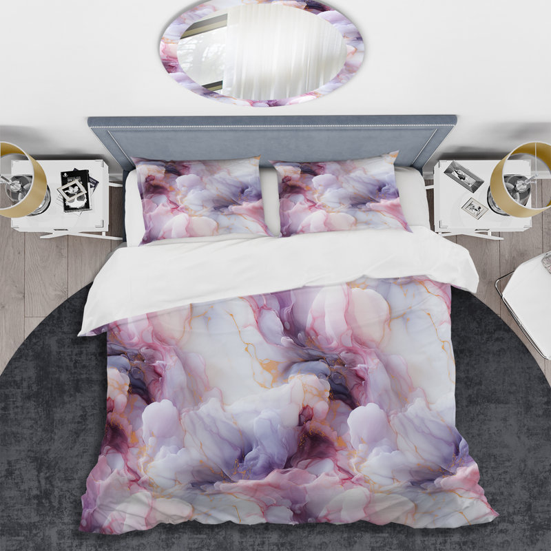 Ensemble de housse de couette Enchanted, Housse de couette pour très grand lit et 2 très