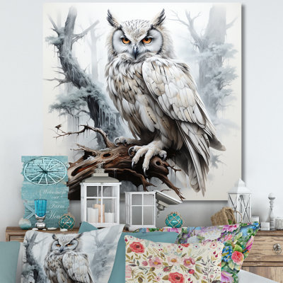Owl Portrait I - Owl Animal Wall Art