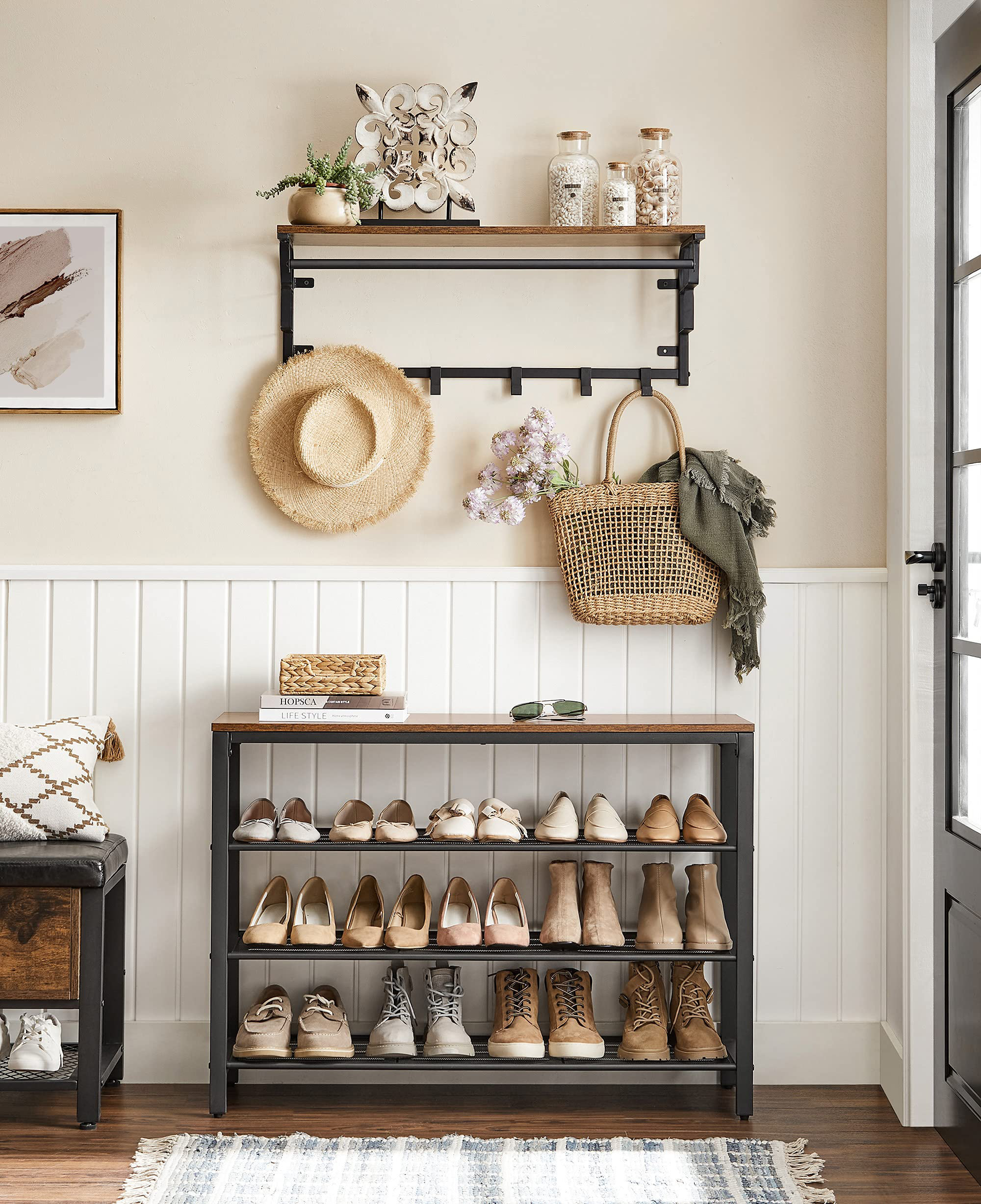 Borough Wharf Kirkhill 12 Pair Shoe Rack & Reviews | Wayfair.co.uk