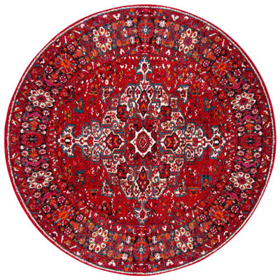 Mcconnell Oriental Red Area Rug