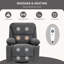 Modern Swivel and Rocking Recliner with Heating and Massage-1340727817