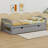 Platform Bed, With Two Drawers-1175836568