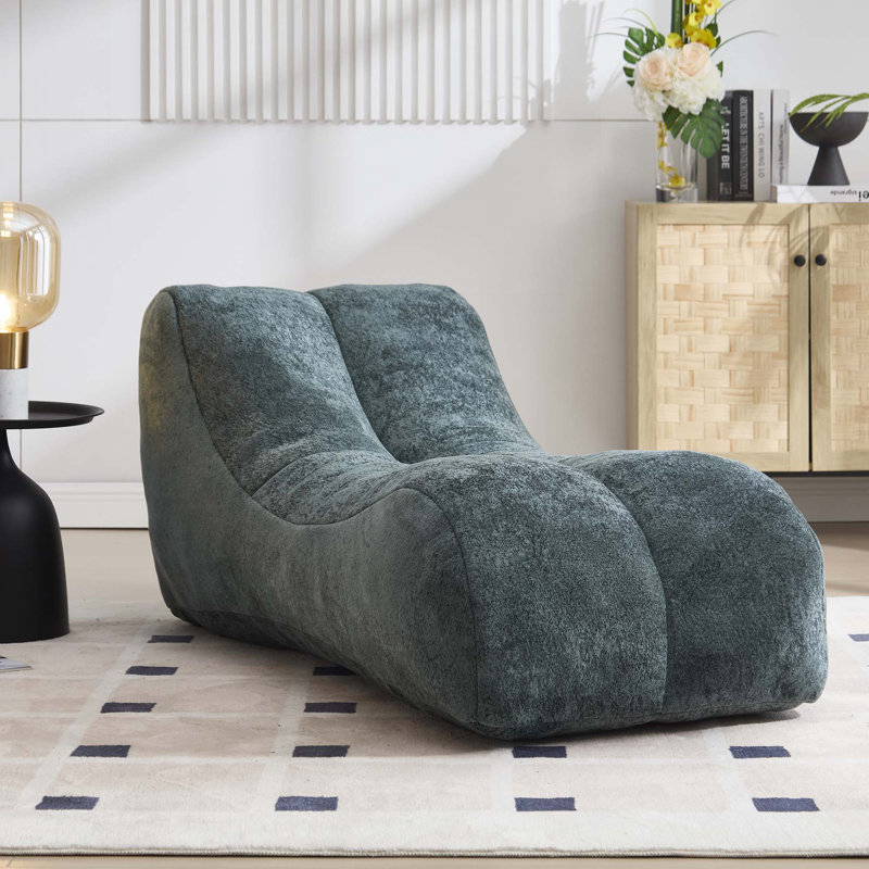 Fauteuil à billes Creative, Polyester bleu clair