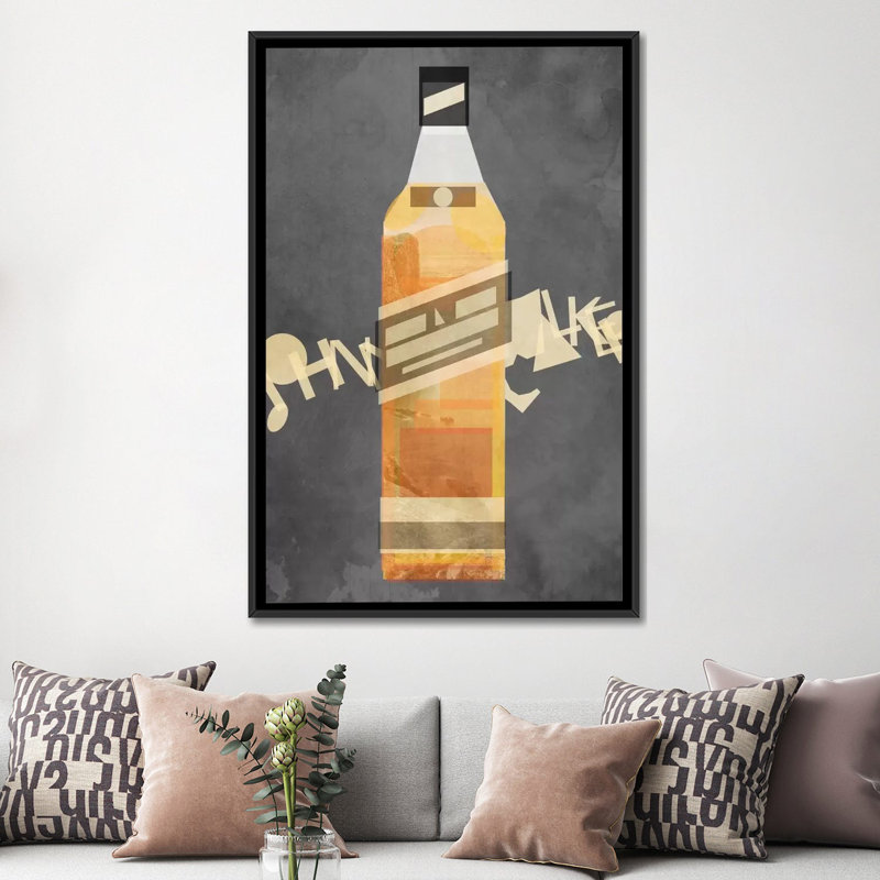 « walker », reproduction d’art sur toile tendue, H 60 po x l 40po x P 1,5 po, Toile tendue, Pas de tapis