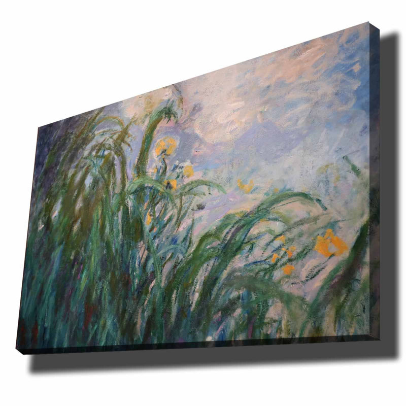 Claude Monet - peinture sur toile tendue