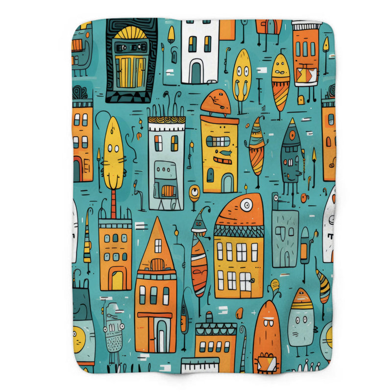 Couverture de sherpa haut de gamme 1 pièce, Grand lit