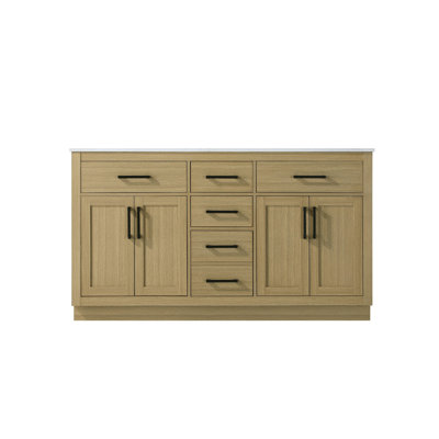 Ahner 60 inch Double Bathroom Vanity