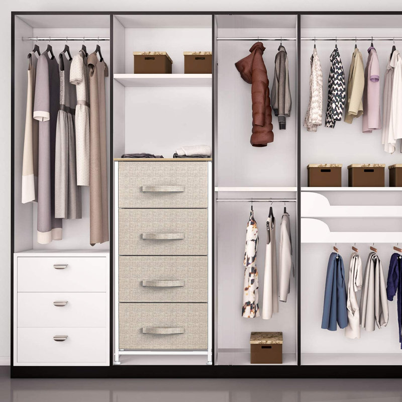 Madchen 4 Drawer 44.9cm W Chest, Beige
